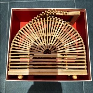Cult Gaia Dome Bamboo Handbag